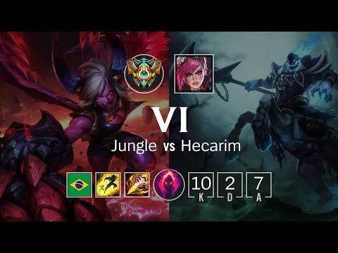 Vi Jungle vs Hecarim - BR Challenger Patch 8.23