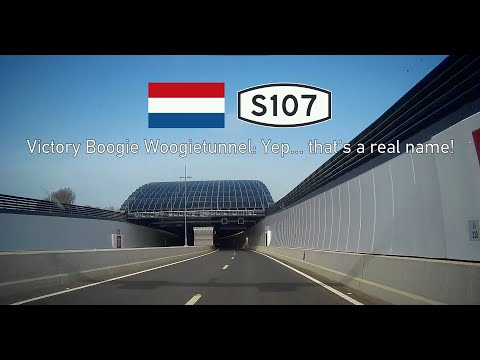 2021-04 S107 The Hague: Rotterdamsebaan. Victory Boogie Woogietunnel