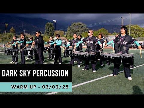 Dark Sky Percussion 2025 - Warm Up