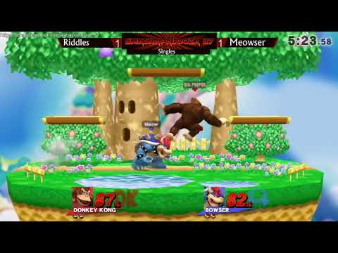 SmashaPalooza 37: Losers Finals - Riddles (DK) vs Meowser (Bowser)