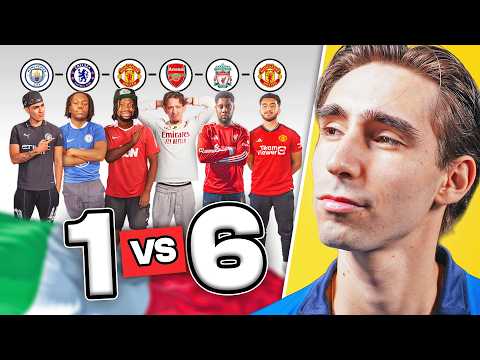 1 SERIE A FAN vs 6 PREMIER LEAGUE FANS