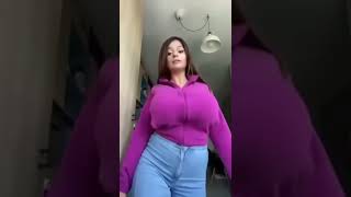 No Bra Big Boobs TikTok Challenge | Bikini girl |Bikini girl beach video #sort #bikini