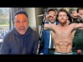 OSCAR DE LA HOYA ON FIGHTING CANELO IN COMEBACK "I WOULD DEFINITELY THINK ABOUT IT" TALKS SPLIT
