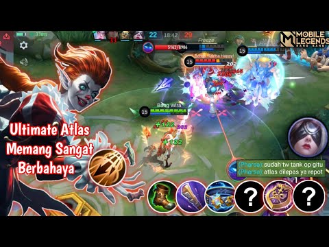 HANYA MODAL KAN ITEM INI SAJA ! TANK SEKERAS ATLAS PUN TAKLUK OLEH KARRIE - TOP GLOBAL KARRIE - MLBB