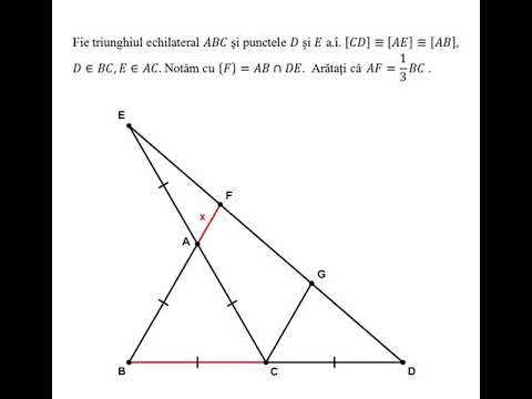 Linia mijlocie - Matematica - Geometrie - Problema rezolvata