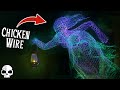 Glowing Chicken Wire Ghost DIY Halloween Props