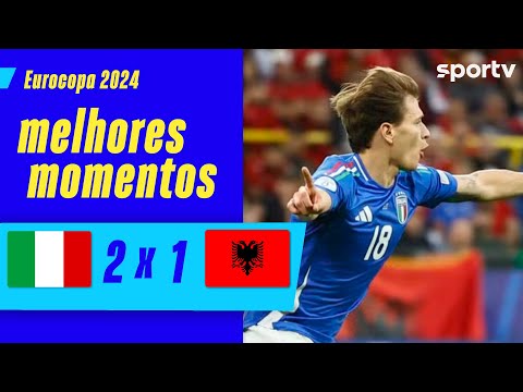 Gols e lances de Itália x Albania