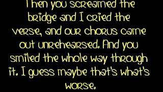 Mayday Parade- If You Wanted A Song Written About You All You Had To Do Was Ask- Lyrics.
