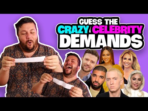 Guessing Crazy Celebrity DEMANDS! | Christian Hull