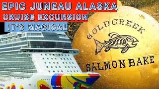 NCL JUNEAU ALASKA EXCURSION l GOLD CREEK SALMON BAKE
