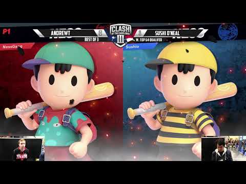 Clash of the Carolinas 3 - AndrewT(Palutena/Ness) VS Sushi O'Neal(Ness) - Pools W. Top 64 Qualifier