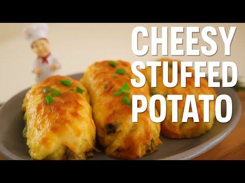 The Ultimate Cheesy Stuffed Potato