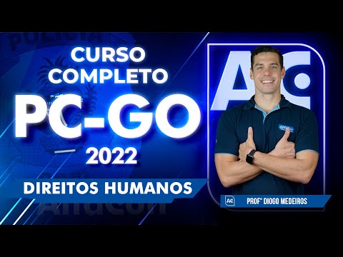 Concurso PC GO 2022 - Curso Completo de Direitos Humanos - AlfaCon