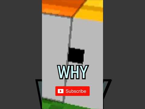 Your Minecraft bed has a random dot in it.