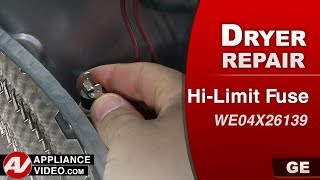 GE Dryer Will Not Turn On - Hi-Limit Fuse Repair and Diagnostic
