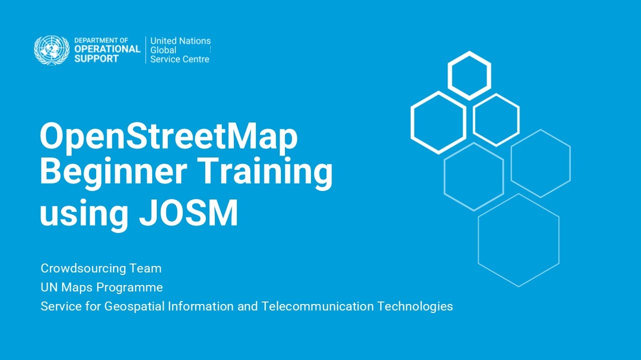 OpenStreetMap (OSM) Beginner Training using  JOSM (23 January 2026)