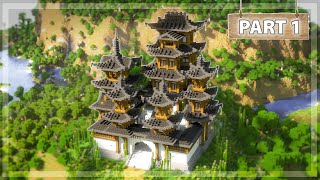How to Build a Japanese Castle in Minecraft - [Tutorial 1/6] + Download