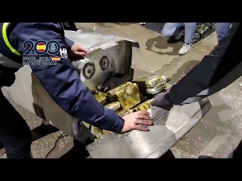 Spanische Polizei beschlagnahmt 50 kg Kokain in Lkw auf dem Weg nach Großbritannien