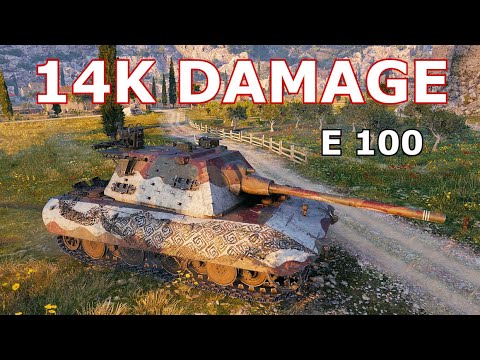 World of Tanks E 100 - 7 Kills 14K Damage | NEW WORLD RECORD !