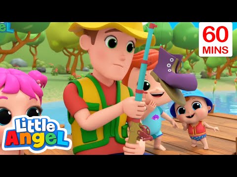 Little Angel - Down By The Lake | Learning Videos For Kids | Education Show For Toddlers