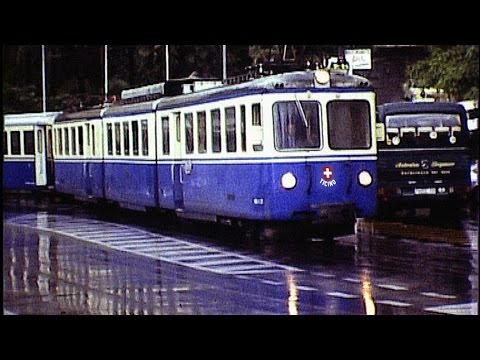 La Centovallina 1981: Acqua Alta a Locarno - Centovallibahn - Narrow gauge railway -