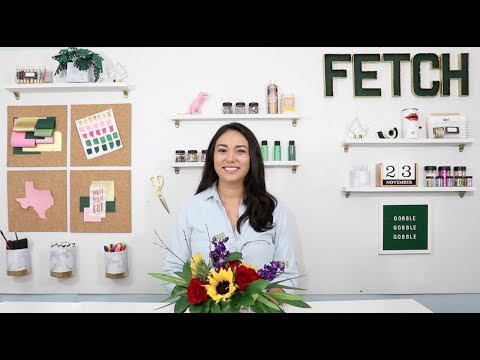 DIY Flower Arrangement | Making Fetch Happen