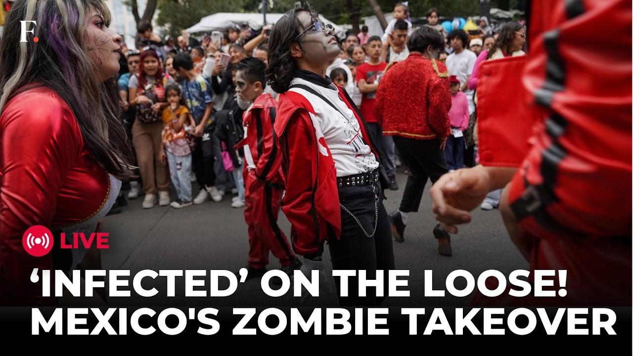 LIVE: Mexico City’s Annual Zombie Walk Packs The Streets With Thousands Of Bloodied ‘Undead’