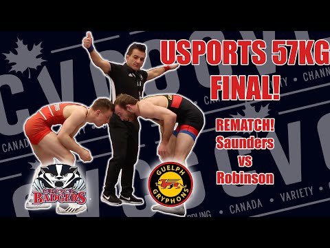 USPORTS 57KG FINAL! Saunders vs Robinson: The Rematch!