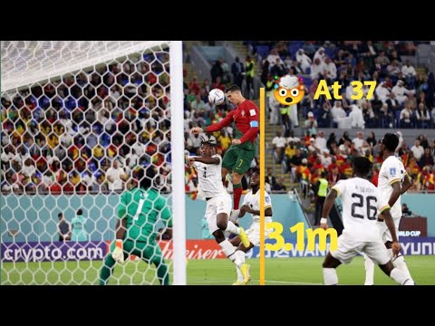 Cristiano Ronaldo 3.1m jump vs Ghana