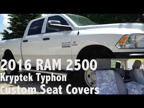 2016 RAM Kryptek Typhon Custom Seat Covers