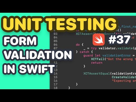 Unit Testing Form Validation In Swift, Unit Testing Our Form Validator thumbnail