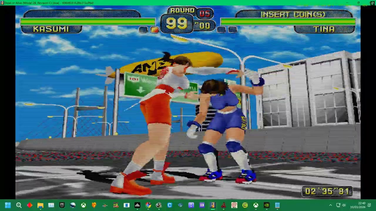 MAME 287 = DEAD OR ALIVE MODEL 2A - KASUMI COSTUME 2  - 4K UK ARCADES 2026
