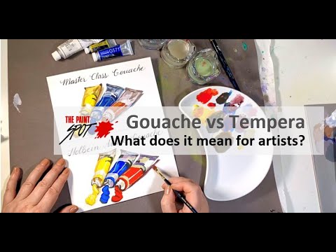 Master Class Tempera vs Gouache