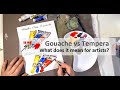 Tempera Gouache And Watercolor Are All Water Based Paint Media