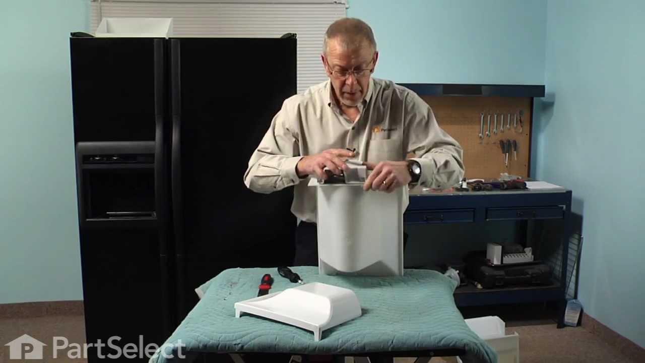 Replacing the Crushed Ice Bucket