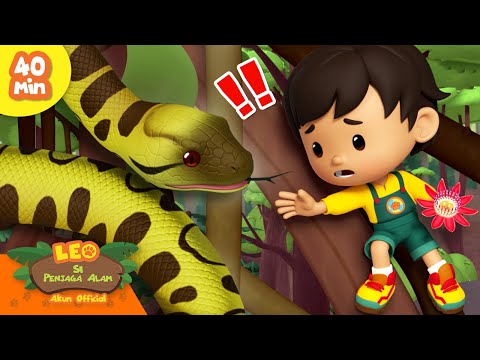 JANGAN DEKATI ULAR RAKSASA! 🐍 | Hewan Menakutkan | Leo Si Penjaga Alam | Kartun Anak