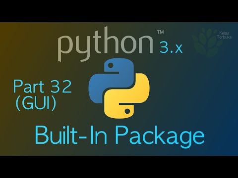 Belajar Python 32 Membuat GUI dengan Built in Package tkinter