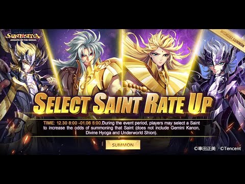 NOVO BANER! ESCOLHA O CAVALEIROS QUE DESEJA! - Saint Seiya Awakening