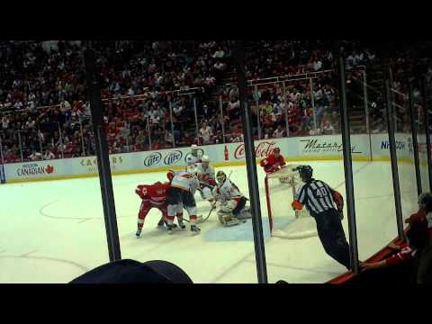 Nicklas Lidstrom Overtime Winner Vs. Calgary Flames Nov 21 2010!!!