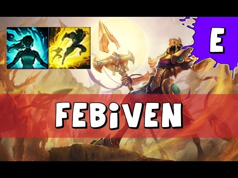 Fnatic Febiven as Azir vs Lulu MID - S6 Challenger SoloQ - League of Legends