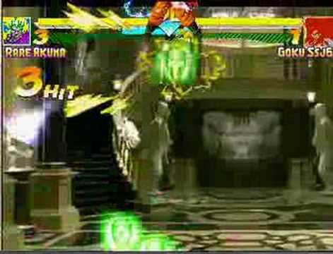 Rare akuma vs ssj6 Goku.
