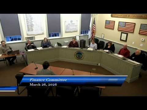 From the Finance Committee