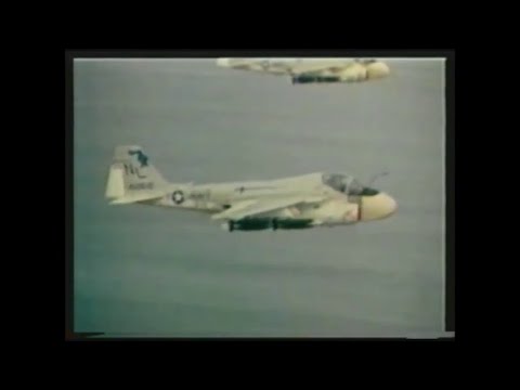 US Navy A-6E Intruder in action