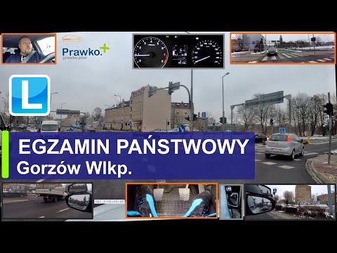 WORD Gorzów Wlkp. Nagranie egzaminu państwowego na Prawo jazdy. Zobacz prawdziwe trasy egzaminu