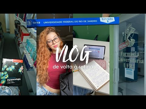 Diário de Uma Estudante de Farmácia | Ep. 03: rotina, volta às aulas, iniciação científica e estudos
