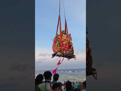 Vinayagar chaturthi 🙏Chennai merina beach#vinayagar #vinayagarsongs#shorts #trending #whatsappstatus