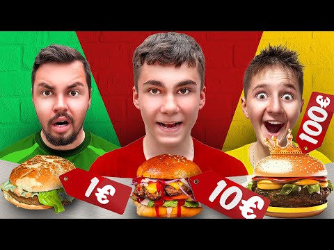 1€ HAMBURGER VS 100€ HAMBURGER