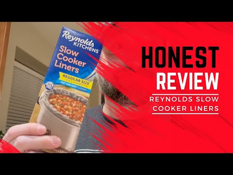 Reynolds Kitchens Slow Cooker Liners review - Why every crockpot needs these...