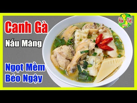 Canh măng gà