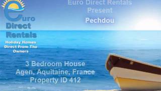 preview picture of video 'Pechdou, Agen, Aquitaine, France Presented by Euro Direct Rentals'